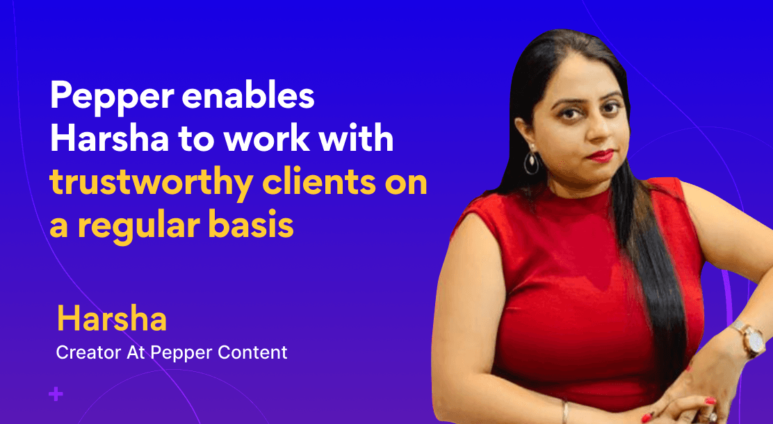 Harsha Sachdeva Is Taking Her Writing Business to New Heights With Pepper
