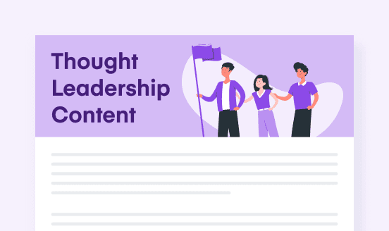 Thought Leadership Content Writing